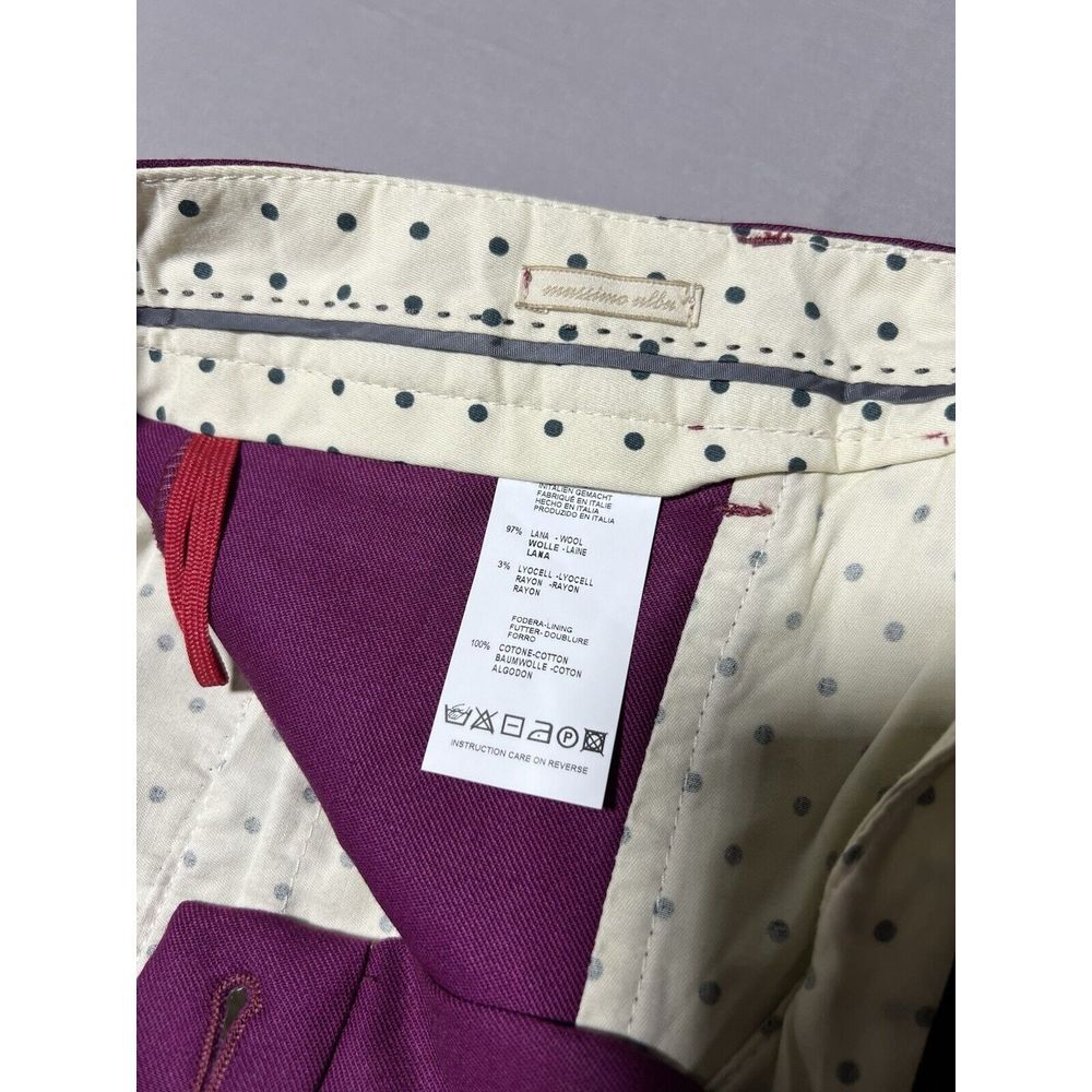 Massimo Alba StrallO2 Double PleatStretch‎ Wool Pants Size 50 - Picture 9 of 16